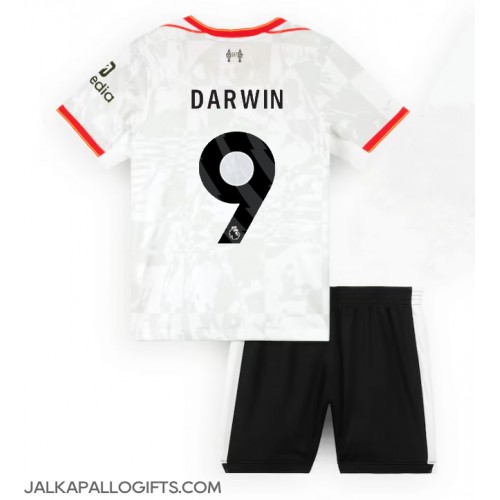 Liverpool Darwin Nunez #9 Kolmas Peliasu Lasten 2024-25 Lyhythihainen (+ Lyhyet housut)